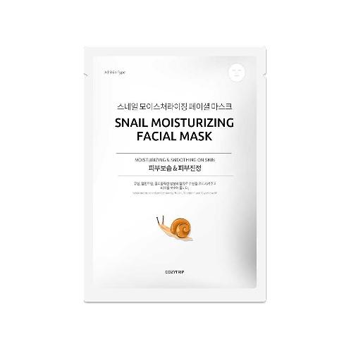 COZYTRIP Snail Moisturizing Facial Mask Sheet 20pcs Anti-aging Korean Cosmetics